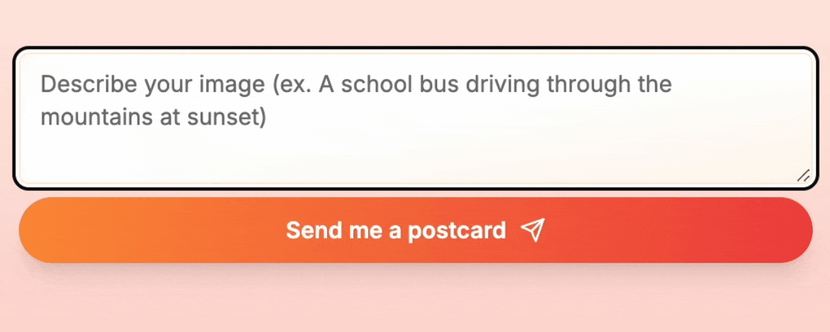 An input box